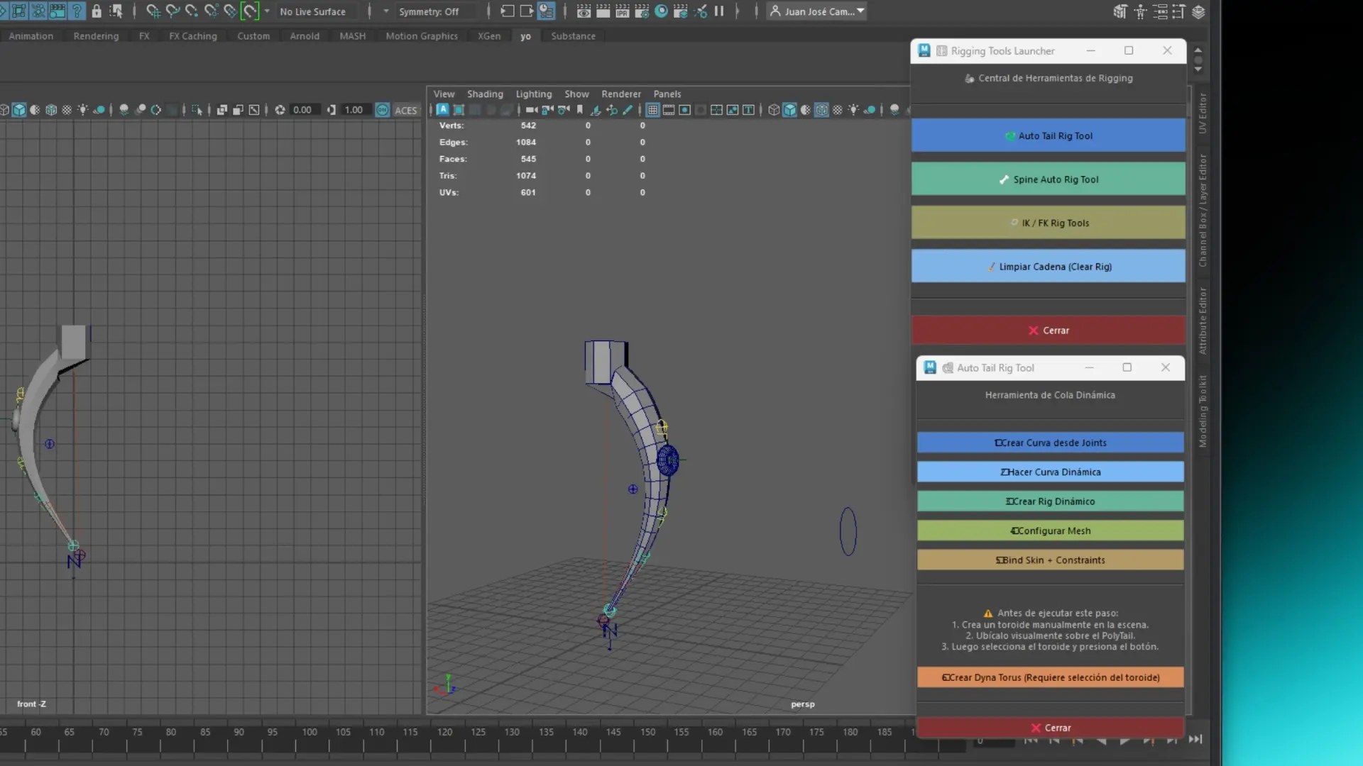 Imagen para proyecto Rig Scripts para Autodesk Maya